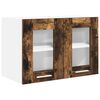 vidaXL Hanging Cabinet Smoked Oak 60 x 31 x 40 cm Engineered Wood