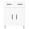 vidaXL Highboard White 69.5x34x180 cm Engineered Wood