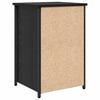 vidaXL Bedside Cabinet with Drawer 2 pcs Black Oak 40 x 36 x 60 cm