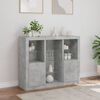 vidaXL Sideboards with LED Lights 3 pcs Concrete Grey Engineered Wood