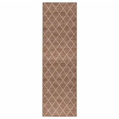 vidaXL Carpet Runner Light Brown 80x350 cm