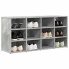 vidaXL Shoe Cabinet Concrete grey 103 x 30 x 51 cm Engineered Wood