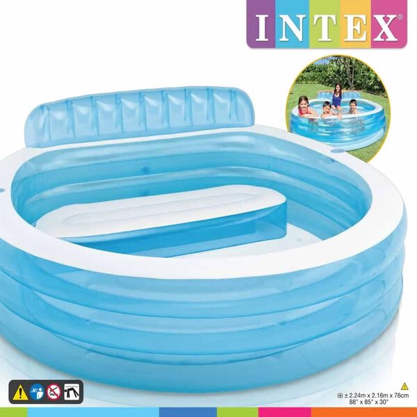 Intex Swim Center Inflatable Pool Family Lounge Pool 57190NP
