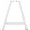 vidaXL Coffee Table Legs A-Shaped 2 pcs White&nbsp;50x(42-43) cm Steel