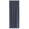 vidaXL Blackout Curtains with Rings 2 pcs Anthracite 225 x 140 cm