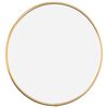 vidaXL Wall Mirror Gold &Oslash; 30 cm Round