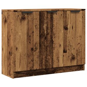 vidaXL Sideboard Old Wood 90.5x30x70 cm Engineered Wood