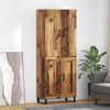 vidaXL Highboard 2 pcs Old Wood 69.5 x 34 x 180 cm
