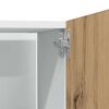 vidaXL Refrigerator Cabinet Lyon Artisan Oak 60x57x207 cm Engineered Wood