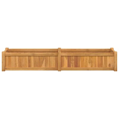 vidaXL Raised Bed 150x30x25 cm Solid Wood Teak