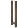vidaXL Bar Table Legs Natural Steel 2 pcs 40x(100-101) cm Steel