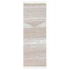 vidaXL Rug Beige 100x300 cm Cotton