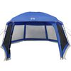 vidaXL Pool Tent with Removable Fly & Mesh Walls Azure Blue 618x532 cm