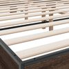 vidaXL Bed Frame without Mattress Brown Oak 150x200 cm King Size