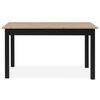 Finori Extendable Dining Table Coburg 120 Artisan Oak and Black