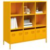 vidaXL Highboard&nbsp;Mustard Yellow 101.5x39x103.5 cm Steel