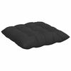vidaXL Seat Cushions 4 pcs Black 40 x 40 x 6 cm Microfibre