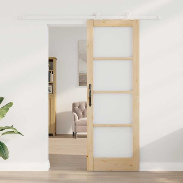 vidaXL Sliding Door ORKDAL Natural 73.5 x 211 cm