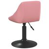 vidaXL Bar Stool Geometric Pink 46 x 44 x (62.5-77.5) cm Faux leather