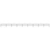 vidaXL Garden Fence with Spear Top Steel 1603.5x100 cm Black