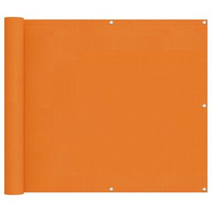 vidaXL Balcony Screen Orange 90 x 200 cm Oxford Fabric