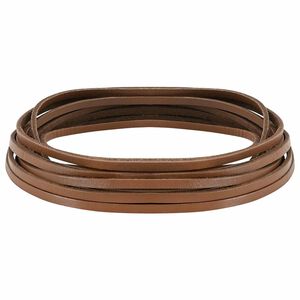 vidaXL Leather Strap Brown 200 x 0.4 cm Leather