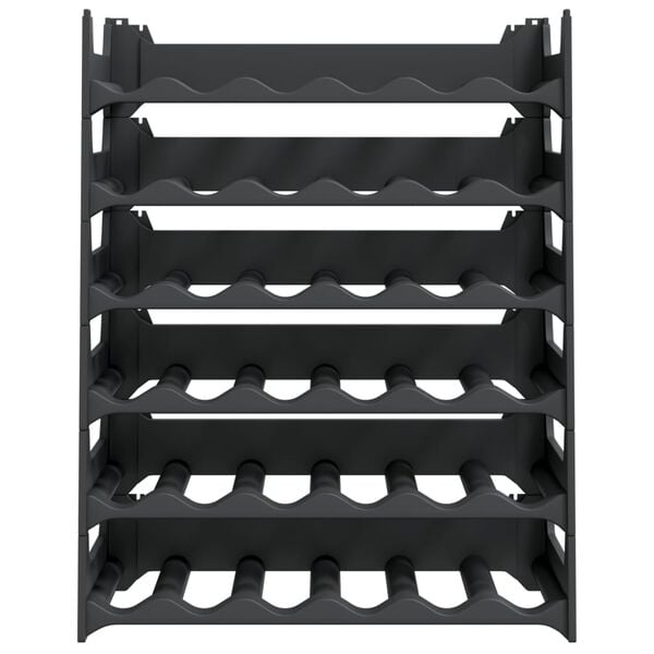 vidaXL Wine Rack for 36 Bottles PP Stackable