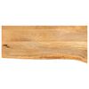 vidaXL Table Top Live Edge 90x40x3,8 cm Solid Wood Mango