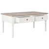 vidaXL Coffee Table White 100x55x45 cm Wood