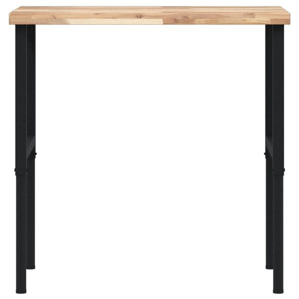 vidaXL Workbench 100x60x(73-99.5) cm Solid Wood Acacia Rectangular