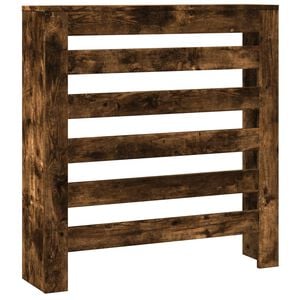 vidaXL Radiator Cover Smoked Oak 78 x 20 x 82 cm Engineered Wood