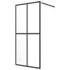 vidaXL Walk-in Shower Screen Clear Tempered Glass 90x195 cm