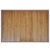 vidaXL 2x Bamboo Bath Mats 40 x 50 cm Brown