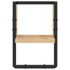 vidaXL Wall Shelf with Bar Sonoma Oak 20x25x30 cm