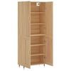 vidaXL Highboard Sonoma Oak 69.5x34x180 cm Engineered Wood