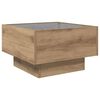 vidaXL Coffee Table Artisan oak 50 x 50 x 30 cm Engineered wood