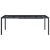 vidaXL Garden Table Anthracite 200x100x72 cm Steel