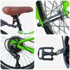 vidaXL Kids Bike 20'' 6-Speed for 6-11 Years Old Green