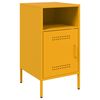 vidaXL Bedside Cabinets 2 pcs Mustard Yellow 36x39x68 cm Steel