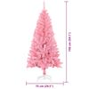 vidaXL Christmas Tree with 150 LEDs with Stand Pink 150 cm PVC