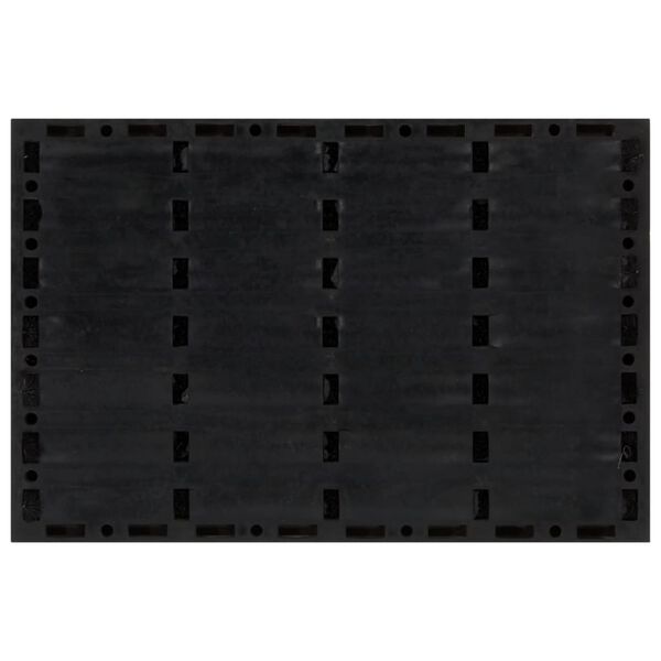 vidaXL Door Mat Rectangular 40x60 cm Rubber and Coir