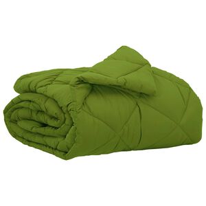 vidaXL Summer Duvet Green 200 x 135 cm Microfiber