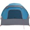 vidaXL Family Tent Cabin 6-Person Blue Waterproof