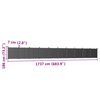 vidaXL Fence Panel Grey 1737x186 cm WPC