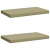vidaXL 2-Piece Bench Cushions VUGHT 2 pcs 100% Polyester Light Green