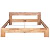 vidaXL Bed Frame without Mattress Solid Oak Wood 160x200 cm
