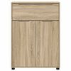 vidaXL Bathroom Cabinet with Drawer Sonoma Oak 72.5 x 36.5 x 100 cm
