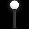 vidaXL Bollard Lights 3 pcs 80 cm Black IP44