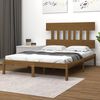 vidaXL Bed Frame without Mattress Honey Brown 200x200 cm Solid Wood