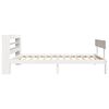 vidaXL Bed Frame without Mattress White 100x200 cm Solid Wood Pine